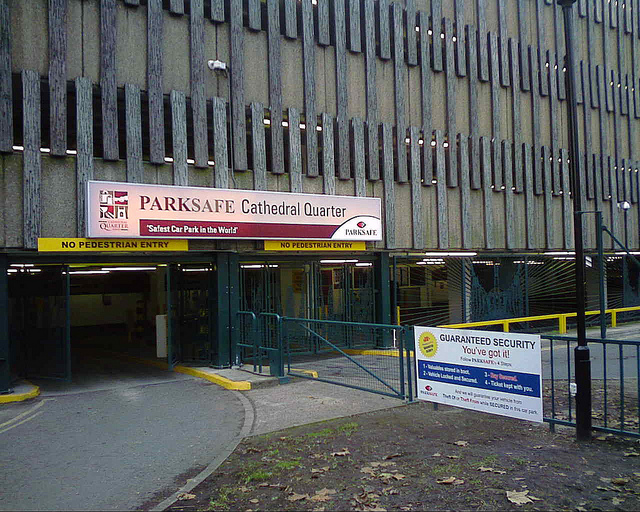 Bold Lane Car Park entrance